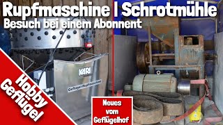 4000 € Profi Rupfmaschine von Kari Farming  Neue Schrotmühle  Besuch bei einem Abonnent [upl. by Aggie]