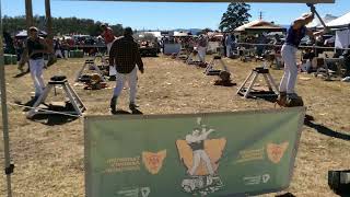 Woodchopping Heat 275mm Underhand Handicap Exeter Show 24224 amandabeams3354 [upl. by Lorimer]