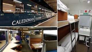 The new Caledonian Sleeper train from London to Scotland [upl. by Maurie]