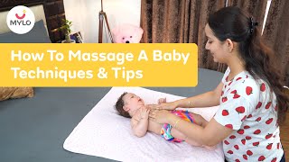 Newborn Baby Massage Tips  Step By Step Guide To Massaging Baby  Newborn Care [upl. by Isiahi742]