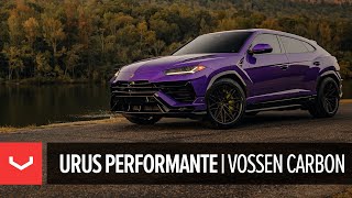 Lamborghini Urus Performante  Vossen Carbon Series [upl. by Annuhsal]