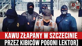 Kawu złapany w Szczecinie przez kibiców Pogoni LEKTOR 01102023 r [upl. by Haelam]