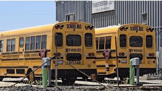 Montebello Unified School District Transportation Yard Montebello California [upl. by Ffilc99]