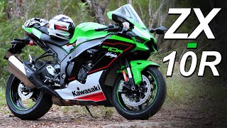 2021 Kawasaki Ninja ZX10R Road Review [upl. by Esikram]