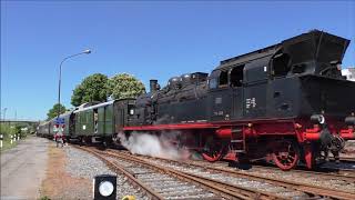 78 468 Bereitstellung des Sonderzuges und Abfahrt Lengerich 05052018 HD [upl. by Airret]