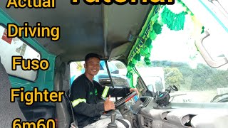 Actual driving 6m60 fuso fighter close Van tutorial Gabcyniels tv [upl. by Rinaldo894]