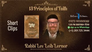 Foolish Stringency Thirteen Principles of Faith [upl. by Nortna]