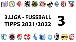 FussballTipps 3Liga  3Spieltag  Saison 20212022 [upl. by Elihu]