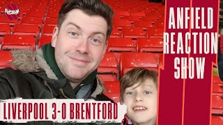 WON WELL WITHOUT LEAVING 1ST GEAR  LIVERPOOL 30 BRENTFORD  ANFIELD REACTION [upl. by Tori446]