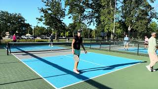 Double Violation in Pickleball Net Touch and BalltoBody Contact During a Drop Shot • 1536 [upl. by Woodsum780]