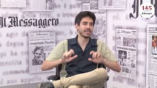 Valerio Lundini «Il Messaggero è come la CocaCola è un nome iconico» [upl. by Adorl859]