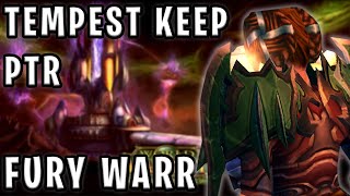 First Tempest Keep PTR Raid  TBC Classic Warrior [upl. by Spindell]