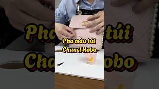 Pha màu túi xách Chanel Hobo hồng phấn cho cô em người yêu mới nhận về colormixing [upl. by Meill]