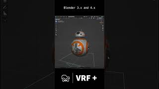 BB8 with omni wheel rig rigging blenderaddons blender3d 3drigging [upl. by Euginimod779]