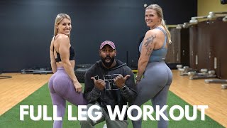 SQUAD LEG DAY  Raw micd up full leg workout [upl. by Hajed615]