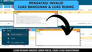 MENGATASI INVALID LUAS BANGUNAN DAN LUAS RUANG [upl. by Richardo]