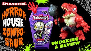 Zuru ® Smashers  Horror House  Dino Zombie Zombosaur  Unboxing amp Review  WOW   Mini Rant [upl. by Eidnarb]