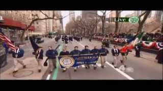 Xaverian High School Pipes and Drums 2014 parade [upl. by Cheadle]