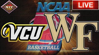 VCU Rams vs Wake Forest Demon Deacons LIVE Stream  NIT Tournament Gamecast amp Chat [upl. by Nwonknu]