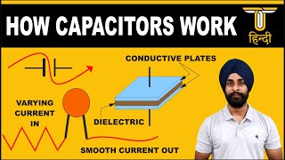 ELECTRONICS BASICS 2  HOW CAPACITORS WORK  EXPLAINED IN HINDI [upl. by Reivax]