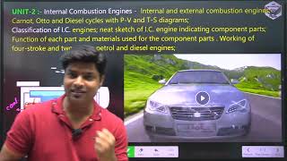 Thermal EngineeringIIntro to Syllabus3rd SemesterMechanicalJuly 2024 [upl. by Odyssey]