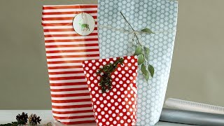 How to Wrap an OddlyShaped Gift  Martha Stewarts Gift Wrapping Hack [upl. by Doniv]