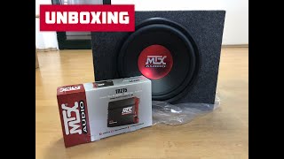 MTX Pack Sub RTE12AS  AMP TR275 UNBOXING [upl. by Latouche943]