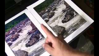 Printing amazing images on CANSON Watercolor Paper with the EPSON PRO 3800 and CANON Inc PRO 100 [upl. by Alburg]