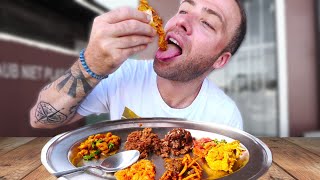 American Reacts to 150 SURINAMESE STREET FOOD DISHES in Suriname South America [upl. by Alberto310]