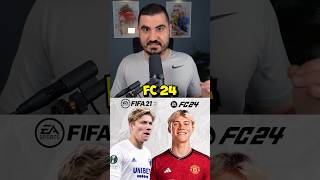 Rasmus Hojlund Evolution in FIFA Career Mode FIFA 21  FC 24 [upl. by Nnalatsyrc]