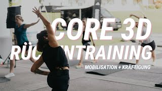 Core 3D  Beweglichkeit amp Kraft  Rückentraining  Mobilisation und Kraft  60 Min [upl. by Nnylear263]