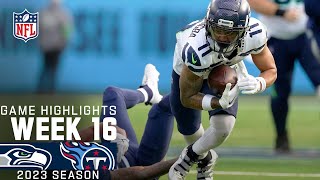 Seattle Seahawks vs Tennessee Titans Game Highlights  NFL 2023 Week 16 [upl. by Dilan]