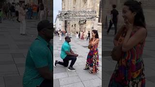 Maybe she’ll remember to keep it on this time 😅 proposal engagement prank [upl. by Milo]