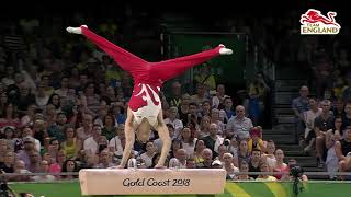 Silver for Whitlock on the pommel horse [upl. by Suivatram]