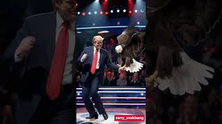 President Donald Trump on stage at Americas Got Talent [upl. by Itsrik]