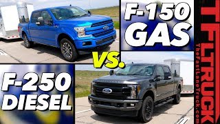 Do You Really Need a Heavy Duty Truck to Tow 9000 lbs Ford F150 vs F250 MPG Review [upl. by Leal]