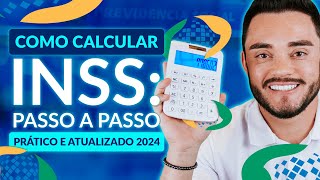 INSS como calcular Tabela INSS 2024 e como calcular desconto do INSS sobre salário [upl. by Lanuk]