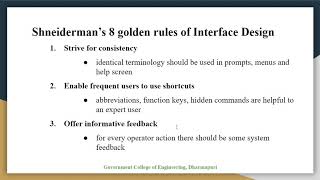 Shneiderman’s 8 golden rules [upl. by Fabian272]