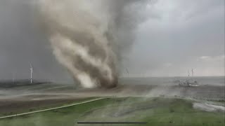 THREE MOST INSANE TORNADO CHASES BY DRONE [upl. by Arocahs916]