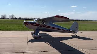 Flying a 1945 Luscombe 8A tailwheel airplane [upl. by Ane225]