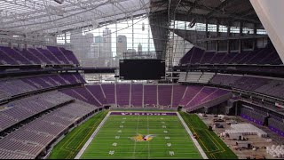 US Bank Stadium Newest NFL Cathedral Engineered by the Powering America Team [upl. by Thornton]