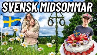 Vi Firar MIDSOMMAR 2024 VLOGG [upl. by Emalee]