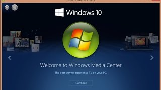 Como instalar Windows Media Center en windows 10 pro [upl. by Adey]