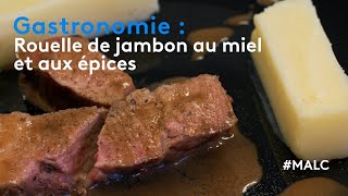 Gastronomie  rouelle de jambon au miel et aux épices [upl. by Alexandro]