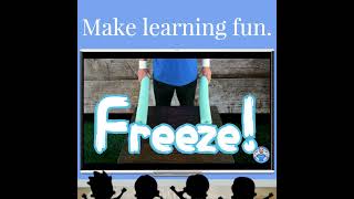 Summer Break Kids Freeze Dance Consonant Blends Pool noodles [upl. by Addie]