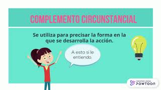 Complemento directo indirecto y circunstancial [upl. by Siderf13]