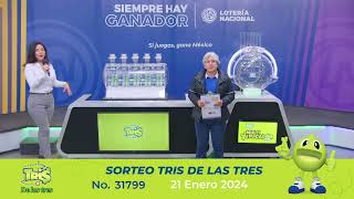 Sorteo Chispazo de las Tres 10317 y Tris de las Tres 31799 [upl. by Clere]