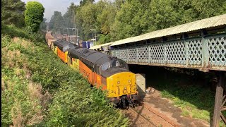 6K15Class 37219 and 37057 making more noise [upl. by Adnyl]