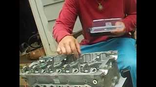 Repair Aluminum Cylinder Head threads with helicoil kit Part 1 [upl. by Theall]