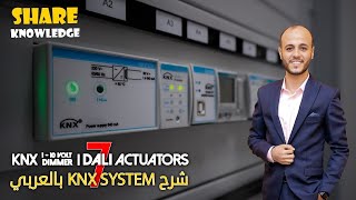 7 DALI Gateway and 110V Dimmer Actuator  KNX شرح بالعربي [upl. by Elime649]